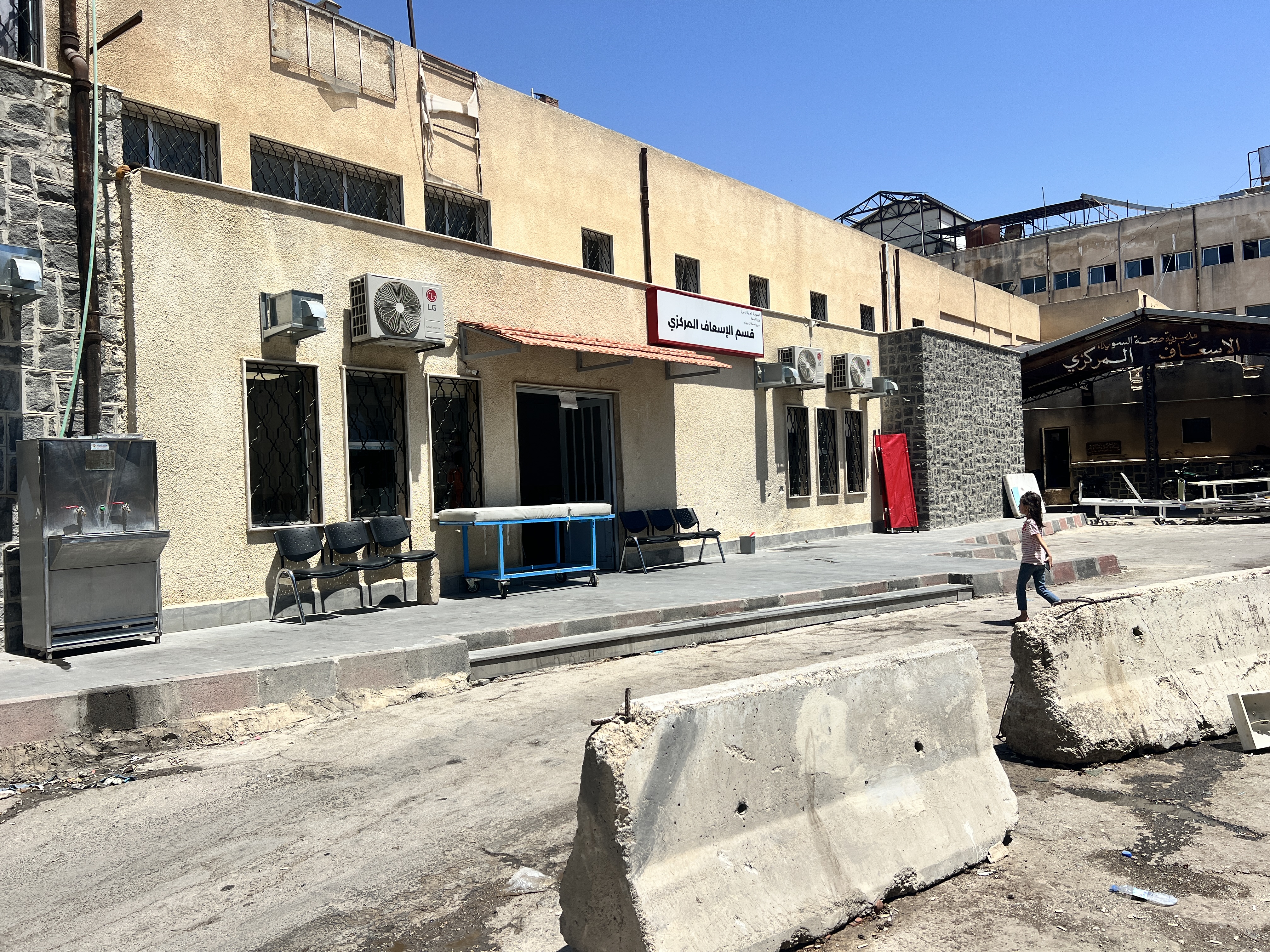 Hospital facilities and emergency services in Suwayda
